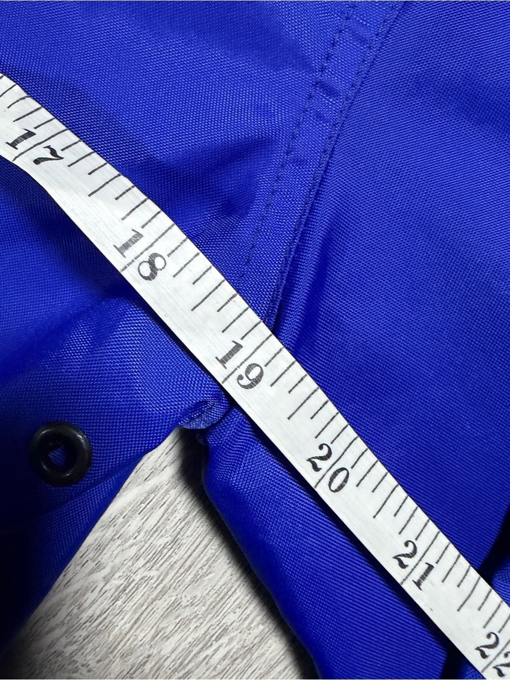 Eddie Bauer Women's XS Blue Nylon Full Zip Windbreaker Jacket Gorpcore - Picture 5 of 6
